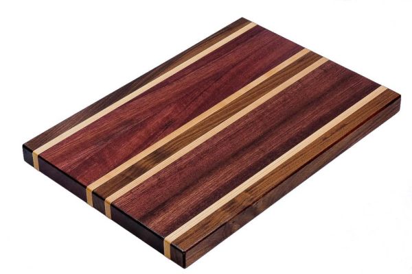 Wood Edge Grain Cutting Board | Butcher Block | Chop Board and Serving Board | Canadian Made | Bergeron Woodgrains