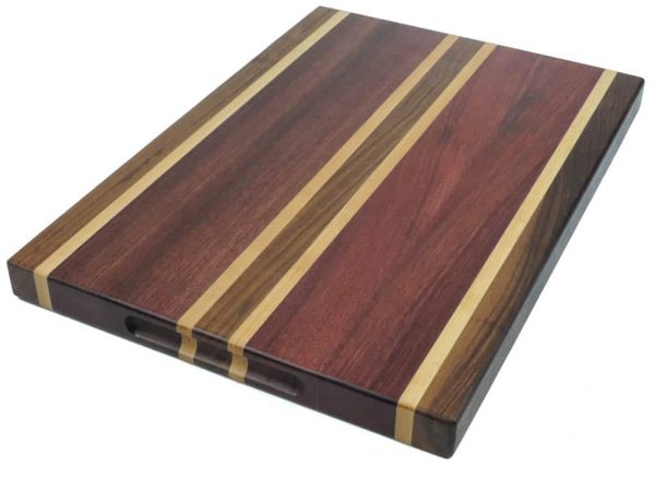 Hardwood Large Edge Grain Cutting Board | Chop Board | Charcuterie Bread Board | Large Cutting Board | Made in Canada | Bergeron Woodgrains