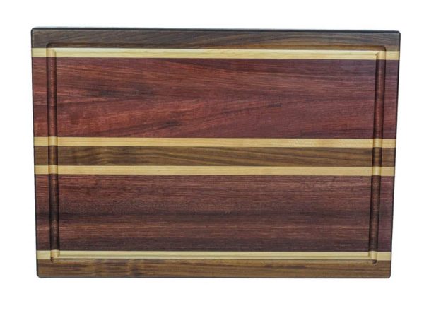 High Quality Edge grain cutting board | Reversible Cutting Board | Non Slip Chopping Board | Thick Butcher Block | Carving Board | Bergeron Woodgrains