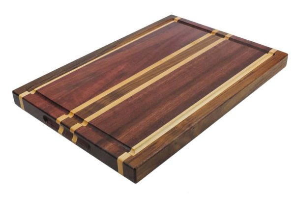 Custom Edge Grain Cutting Board | Butcher Block | Chopping Board | Charcuterie Board | Bread Board | Thick Prep Board | Bergeron Woodgrains