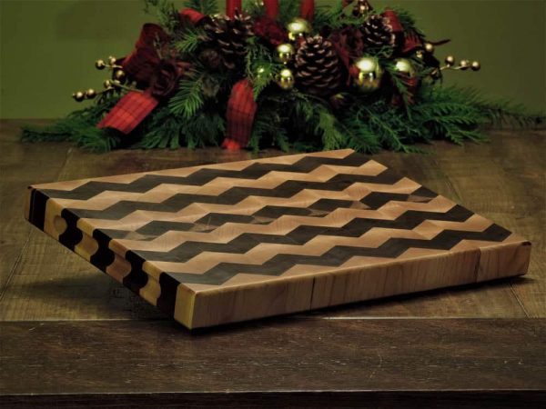 Chevron End Grain Cutting Board | Wooden Boards | BergeronWoodGrains