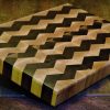 Chevron End Grain Cutting Board | Wooden Boards | BergeronWoodGrains