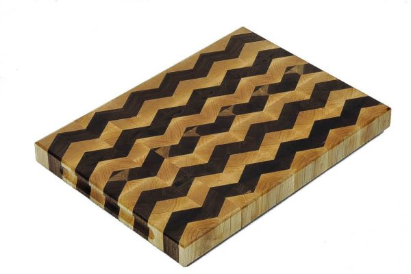 Chevron End Grain Cutting Board | Wooden Boards | BergeronWoodGrains