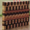 Chevron Basket Weave End Grain Cutting Board | Hardwood End Grain Cutting Board | Chop Board | Charcuterie Serving Board | Large Cutting Board | Bergeron Woodgrains | Made in Canada