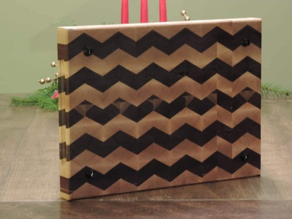 Chevron End Grain Cutting Board | Wooden Boards | BergeronWoodGrains