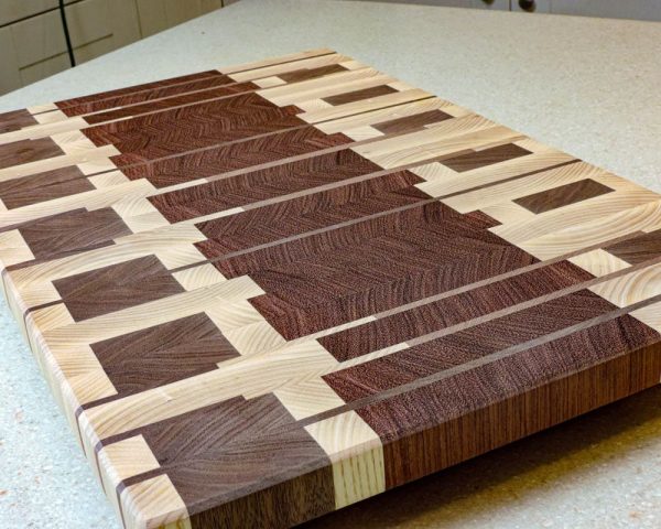 Beveled Custom End Grain Cutting Board, Butcher Block, Charcuterie Board, and Chopping Board | Bergeron Woodgrains