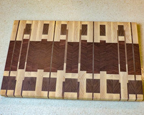 Bevelled Custom End Grain Cutting Board, Wooden Kitchen Board, Butcher Board and Cutting Block | Handcrafted in Canada | Bergeron Woodgrains