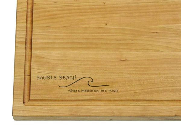 Cutting Board Personalized Custom Engraving | Laser Engraved Cutting Boards | Corporate Gifts | Bergeron Woodgrains