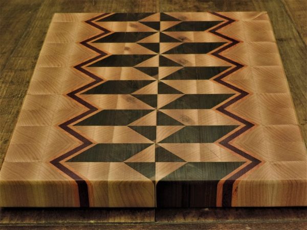 End Grain Cutting Board |Diamond End Grain Cutting Board | Cutting Boards | BergeronWoodGrains