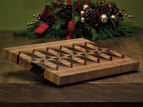 End Grain Cutting Board | Diamond End Grain Cutting Board | Cutting Boards | BergeronWoodGrains