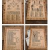 Handcrafted wooden board game featuring a Dice Baseball and Frustration Rummy scorecard displaying pegs and Bicycle playing cards in play. Canadian made by Bergeron Woodgrains