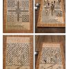 Handcrafted wooden board game featuring a Ludo and Serpents and Ladders scorecard displaying metal pegs and Dice in play. Played similarly to Parcheesi and Snakes and Ladders. Canadian-made by Bergeron Woodgrains