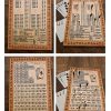 Handcrafted wooden board game featuring a Hand and Foot Canasta and Phase 10 scorecard displaying metal pegs and Bicycle playing cards in play. Canadian-made by Bergeron Woodgrains