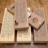 Single Species Cribbage Board | Custom Crib Board | Wood Crib Board | Crib Board With Storage | Bergeron Woodgrains