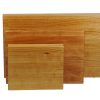 Triple set of Cherry edge grain cutting boards. Made in Canada by Bergeron Woodgrains