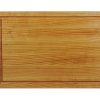 Cherry edge grain cutting board with juice groove. Made in Canada by Bergeron Woodgrains