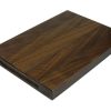 Walnut Edge grain cutting board with handles. Canadian made by Bergeron Woodgrains