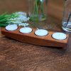 Tapered Tea Light Candle Holder Sapele2 Bergeron Woodgrains